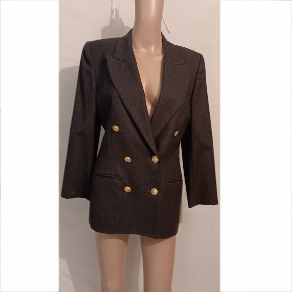 Talbots Black Wool Blazer Size 8P